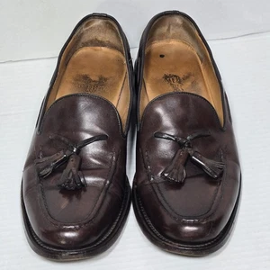 Polo Ralph Lauren Quaste Halbschuhe elegante Schuhe Leder braun Made in Italy 8.5D - Bild 1 von 24