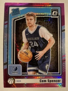 2024-25 Panini Donruss Optic Cam Spencer Rated Rookie Pink Velocity Prizm #269 - Bild 1 von 2