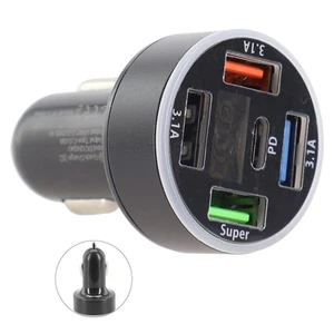 Chargeur de voiture compatible universelle charge tout appareil avec technologie - Photo 1 sur 24