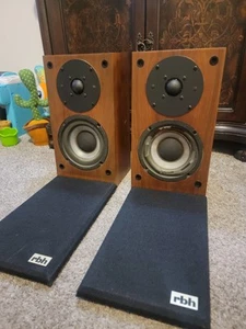 Altavoces de estantería de grano de madera RBH de colección (necesitan espuma) - Imagen 1 de 13