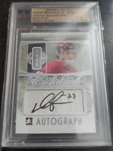 2012-13 ITG Ultimate Memorabilia 12a edizione argento /19 Darryl Sittler Auto HOF - Foto 1 di 4