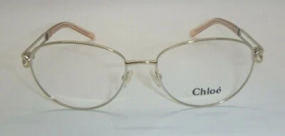 Chloe CE2123 Gold 709 Metal Optical Eyeglasses Frame 53-16-135 Cat Eye Italy RX - Image 1 of 4