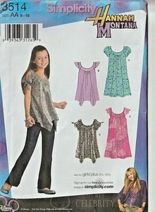 VESTIDOS/TOPS - TÚNICAS (NIÑA Regular y TALLA PLUS 8-16) SIMPLICIDAD 3514 - Imagen 1 de 2