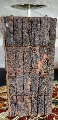 Candelabro de madera reciclada Pottery Barn - grande (vela no incluida) Foto 1 de 4