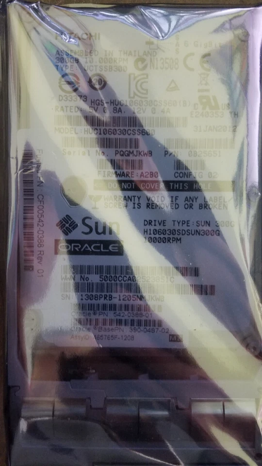  HITACHI 300GB HUC106030CSS600 - Image 1 of 1