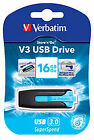 Verbatim 16Gb V3 Usb3.0 Blue Store'n'go V3; Rectractable Usb Storage Drive Me...