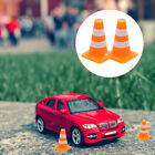 50 Pcs Plastic Roadblock Simulation Props Man Mini Traffic Cone Cones Sign