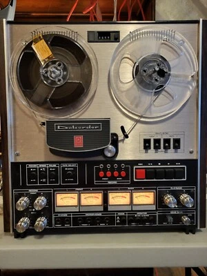 Dokorder Model 8140 Reel to Reel 4 Channel Tape Recorder Works Parts Or Repair - Image 1 of 4