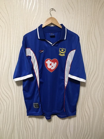 PORTSMOUTH 2002 2003 HOME FOOTBALL SOCCER SHIRT JERSEY PLAYER ISSUE #9 Cover