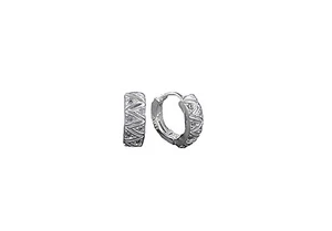 925 Sterling Silver Fashion Design Huggie Hoop Small Earrings For Women - Picture 1 of 4