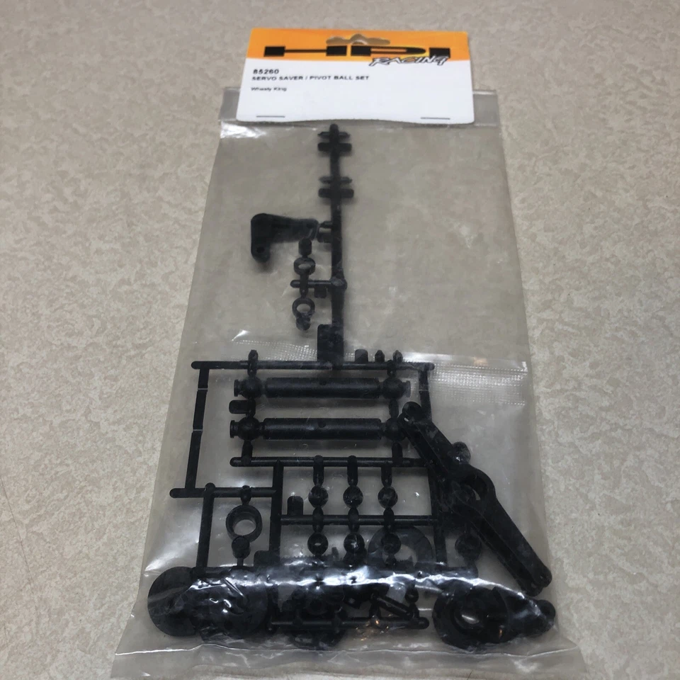 HPI Wheely King Servo Saver/Pivot Ball Set HPI85260 NIP - Image 1 of 2