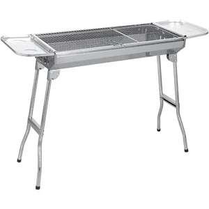 Edelstahl Holzkohlegrill Klappbar für Outdoor BBQ - 74 x 33.5 x 71.5 cm - Bild 1 von 1