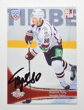 2013-14 KHL Dinamo Riga #DRG-004 Georgijs Pujacs Autograph (ver.2)