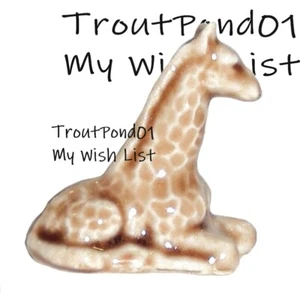 Wade Whimsies Giraffe Mini Figurine # 18 1973 from Set # 4 Mint - Picture 1 of 3