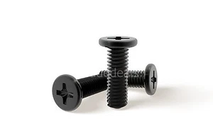 24 Pack of M2.5x8mm Laptop Screws Screw Pack Black Zinc Dell Hp Asus Ibm Toshiba