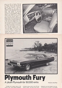1973 Plymouth Fury Gran Sedan Brougham, Detailed Canadian Car Magazine Road Test - Picture 1 of 1