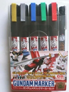 Gundam GSI Creos Marker Matalic Set # GMS - 121 Neu 6 Marker - Bild 1 von 2