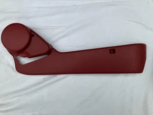 1992-96 OEM Ford F-series Bronco passenger side seat trim - Burgundy incl screw - Picture 1 of 3
