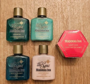 Vintage Madonna Inn San Luis Obispo Toilettenartikel Shampoo Conditioner Lotion Seife Kuchen - Bild 1 von 3