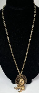 Collar León Godltone Vintage - Imagen 1 de 6