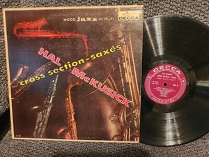 HAL MCKUSICK Cross Section Saxes LP RARE ORIGINAL DECCA - Imagen 1 de 4
