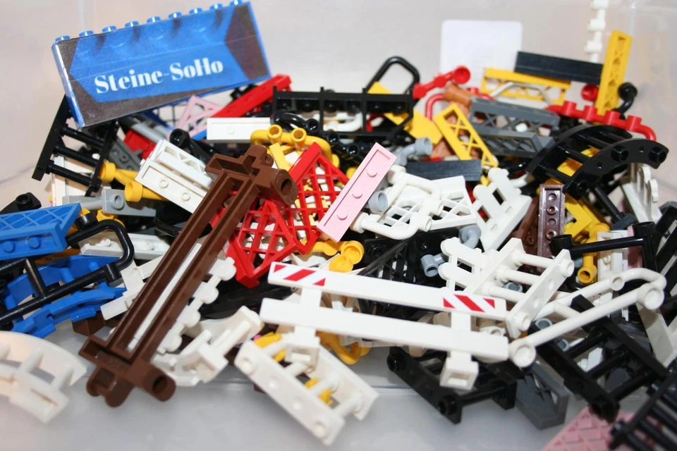 Lego (c) 20x Gitter, Zaun, Absperrung - 1x4x2 schwarz - 4083 - Zäune - Bild 1 von 1