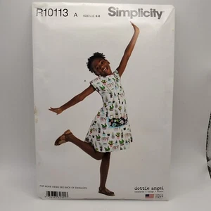 Simplicity R10113 Child's Dress Tunic Size A 3-8 Sewing Pattern Uncut 2019 - NEW - Picture 1 of 2