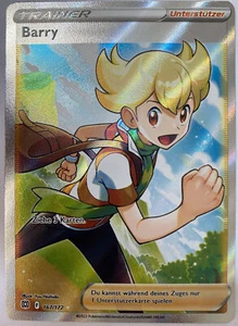 Pokemon Barry Trainer Full Art | Deutsch 167/172 Strahlende Sterne | Near Mint - Bild 1 von 2