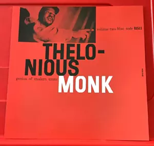 Thelonious Monk Genius Of Modern Music 2 Album Cover Art PICTURE/PRINT 8.5"x 8.5 - Imagen 1 de 3