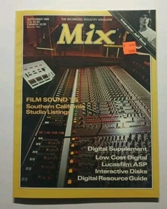 Mix The Recording Industry Magazine Sept 1984 Jeff Beck "The Tube" - Picture 1 of 6