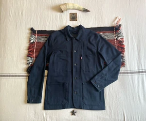 Levi’s Engineer Chore Coat Jacket M Blue Railroad Utility Drill Twill LNWOT 2018 - Picture 1 of 20
