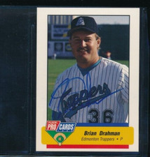 1994 Fleer ProCards #2868 Brian Drahman signed auto autograph swsw6