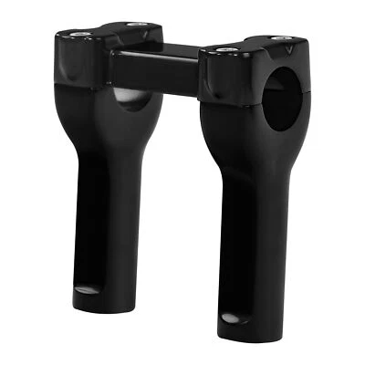 4" Handlebar Risers Fit For Harley Softail Slim Fatboy Dyna Wide Glide 1.25" Bar - Image 1 of 4