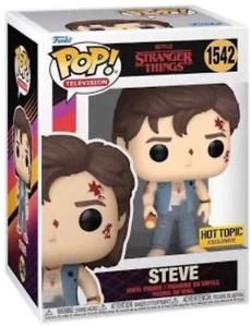 FUNKO POP! STRANGER THINGS STEVE #1542 NEW HOT TOPIC EXCLUSIVE FLASHLIGHT - Picture 1 of 1