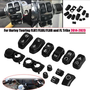 Hand Control Switch Housing Button Cap For Harley Electra Road Street Tri Glide - Picture 1 of 12