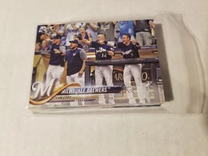 2018 Topps Series 1,2 & Update Milwaukee Brewers Master Team Base Set (44) w/RCs - Picture 1 of 1