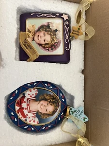 shirley temple danbury mint Christmas ornaments, Six Different Ones - Picture 1 of 4