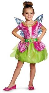 Costume d'Halloween classique enfant fille fée pirate sous licence tink