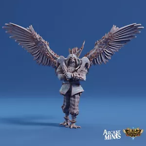 D&D Miniature Aarakocra Eagalan Rogue Pose 1 Dungeons and Dragons - Picture 1 of 4