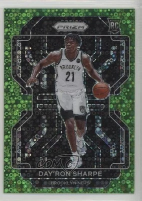 2021-22 Panini Prizm Fast Break Neon Green 4/5 Day'Ron Sharpe #281 Rookie RC - Image 1 of 3