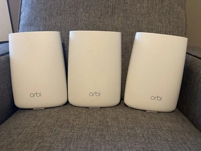 Netgear orbi router rbr50v2 + 2 Sattelites - Image 1 of 4