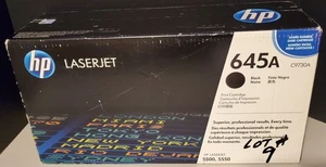 Genuine HP Laserjet 645A Black Print Toner Cartridge C9730a New In Sealed Box - Picture 1 of 3