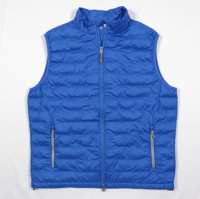 Peter Millar Hyperlight Quilted Puffer Vest Men's Large /Blue Excellent - Image 1 of 4