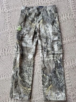 Realtree Camouflage Cargo Hunting Pants Youth Boys Large 10/12 Outdoors - Image 1 of 4