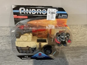 Androidz Rolling Action M-9 RoboTrak Doble Disparo Misil Robot Bozal Flash - Imagen 1 de 7