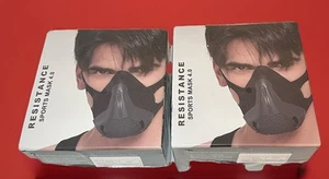 2 Workout Breathing Mask Adjustable Resistance Levels - Increase Lung Capacity - Picture 1 of 2