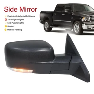 Right Passenger Power Heated+LED Signal Side Mirror for Ram 2500 2013-2018 - Picture 1 of 14