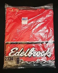 Edelbrock Racing T-Shirt Gr. XXL 2XL Rot Vintage 2008 Tee Neu & Factory Sealed - Bild 1 von 4