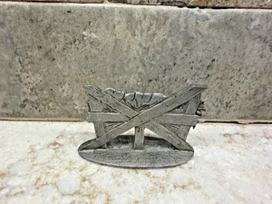 Metzke Pewter Nativity Scene Manger - Picture 1 of 6