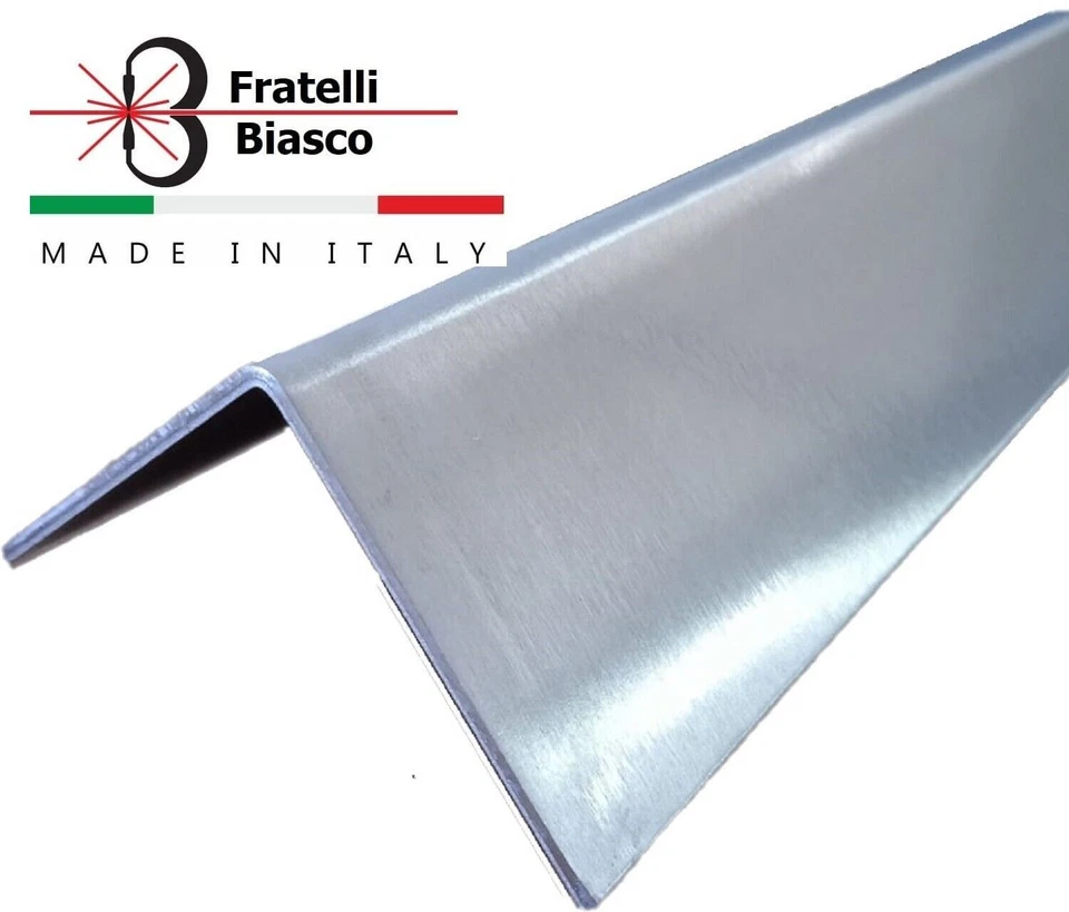 profilo barra ANGOLARE in alluminio lega EN-AW 1050 h24 - Immagine 1 di 4